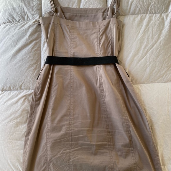 BCBGMaxAzria Adjustable Strap Dress with Detachable Belt - Picture 3 of 7